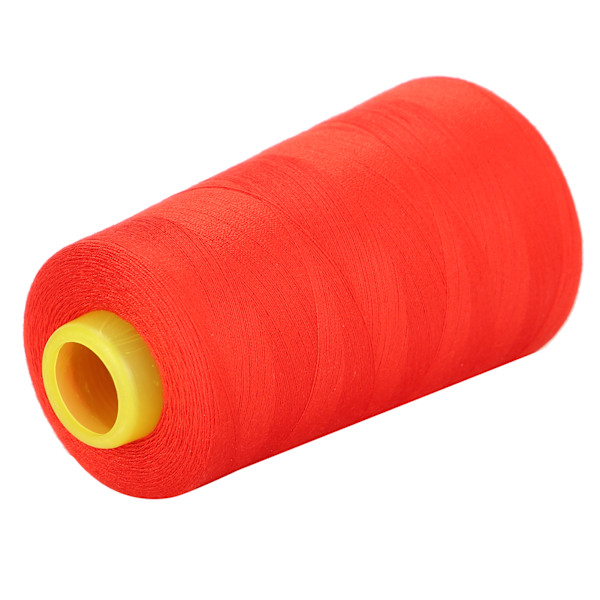 402 Polyester-ompelulanka 3000 jaardia käsinompelunaru DIY-käsityön ompeluun käsinpunainen