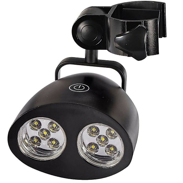 360 graders justerbar LED-grilllampa med vattentät och värmebeständig design