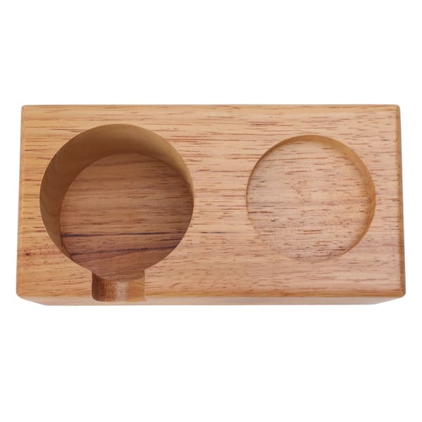 Trækaffe Protafilter Standholder Kaffestamperholder Stand Stampestation Burlywood