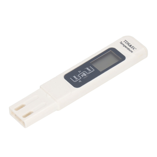 EC TDS-mätare 3 i 1 3-nyckel 0-9999 ppm vattenkvalitetstestpenna EC TDS-mätare för dricksvattenakvarier pool