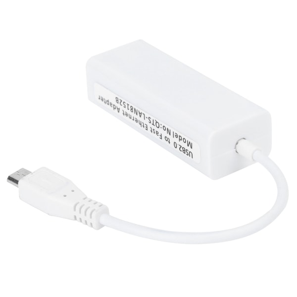 Nettverkskortadapter Micro USB til RJ45 Ethernet-port for Raspberry Pi Zero 1.3/W hovedkort