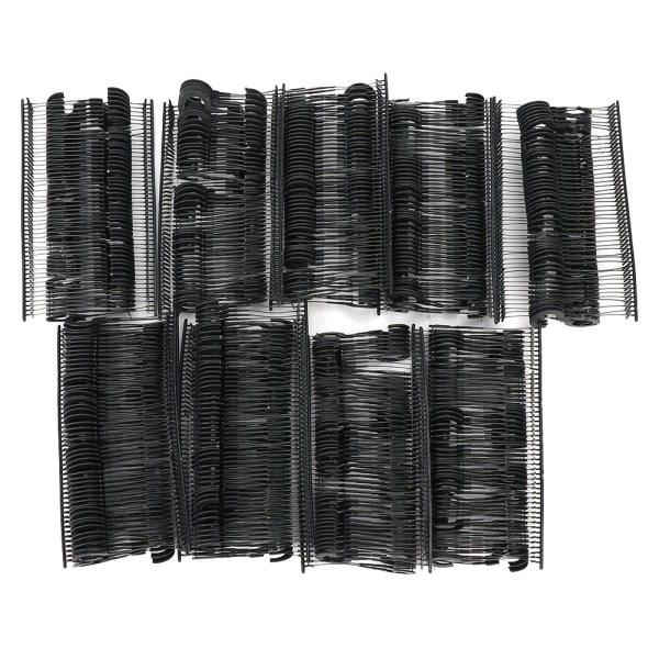 1000 stk PP Plast Sort Hængende Pris Label Krog Tøj Sko Tilbehør (35mm)