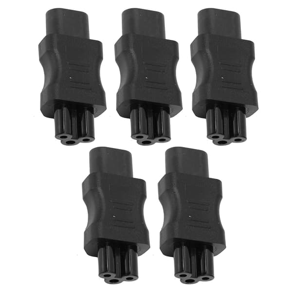 5 stk. IEC320 C8 til IEC320 C5-adapter datamaskin strømomformer 10A 2,5A 250V 2500W for PDU PC