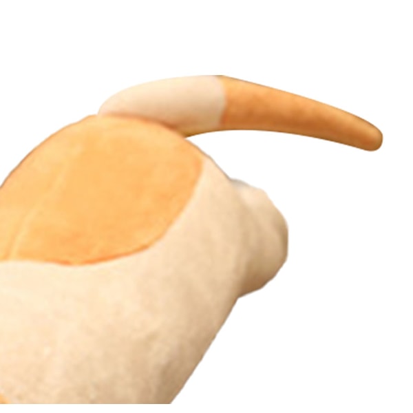 Hunde Plys Legetøj Unisex PP Bomuld Komfortabel Bomuldsuld Sød Lang Pude til Hjem Beige 60cm/23.6in