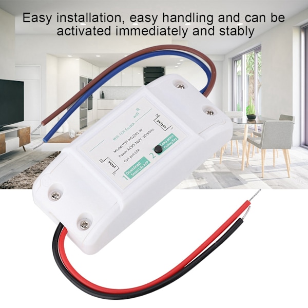 WIFI Smarttelefon Fjernkontroll Bryter Smart Timer Kontroller