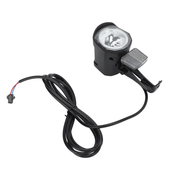Elektrisk sykkellys foran DC12V til 72V LED-lys SM-plugg 2-piners holdbar ABS Ebike frontlykt for elektrisk sykkel