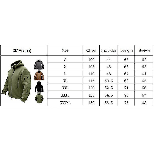 Combat Military Taktinen Fleece-takki Ulkoilmaurheiluun ja Vaellukseen - Harmaa XXL