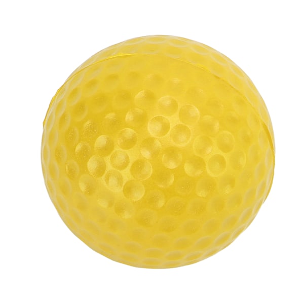 42,5 mm PU-skumgolfballer Sterk fleksibilitet Utendørs golføvingsball for sportsfitness Gul