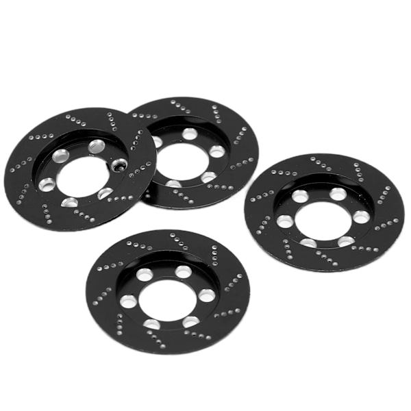 4 st RC bromsok RC simuleringshjul aluminium bromsskiva för 1,9 tums hjul 1/10 RC Crawler CarBlack