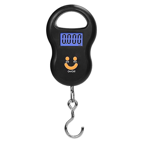 Digitaalinen kalastuskoukkukalastusvaaka - 50 kg matkatavaroiden painonmittaus, 7-in-1 elektroninen riippuva vaaka