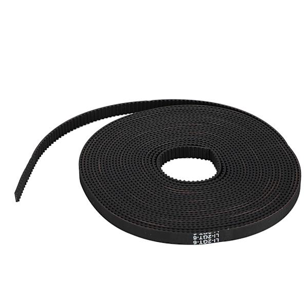 3D-skrivare tillbehör 5mx6mm svart gummi kuggrem Synchronous Wheel Kit för Prusa / MendelMax