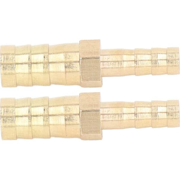 Stykker Messing Sekskantet Reducer 10mm til 6mm, Riflet Fitting til 3/8\" til 1/4\" Slange