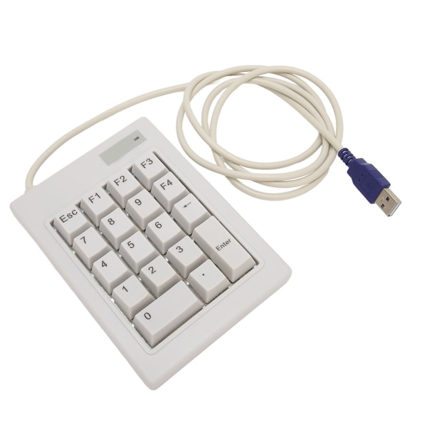 Mekaniskt numeriskt numeriskt numeriskt 18 tangenter Linjär åtgärdsomkopplare ABS Plug and Play Trådbundet numeriskt numeriskt för Office Bank Accountant