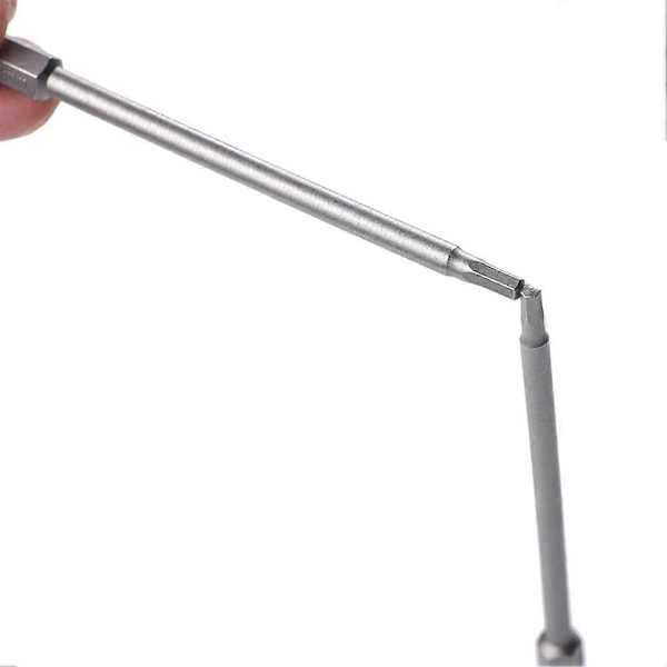 Kuusikulmaisten ruuvimeisselikärkien 6-osainen sarja 100 mm (2,5/3/4/5/6/8 mm)