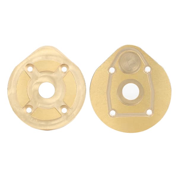 1 par RC front bak messing balansevekt portal drivhushette passer for Axial Capra1.9