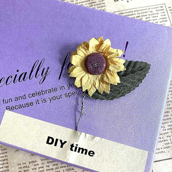 Konstgjorda sidenblad, 200 stycken konstgjorda blad Faux trådbundna enkla blad för blomster DIY Heminredning