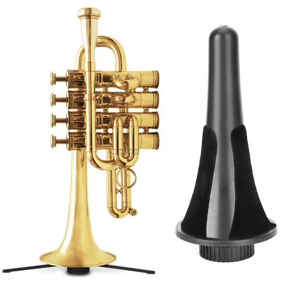 Klarinetstativ Bærbart Sammenfoldeligt Sort Stativ Holdbart Tilbehør til Musikinstrumenter