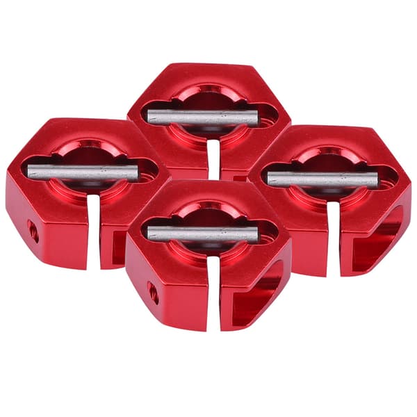 12 mm Universal Hjul Hex Hub Adapter for HSP Sakura 1/10 Skala RC Bil (5 mm, Rød)