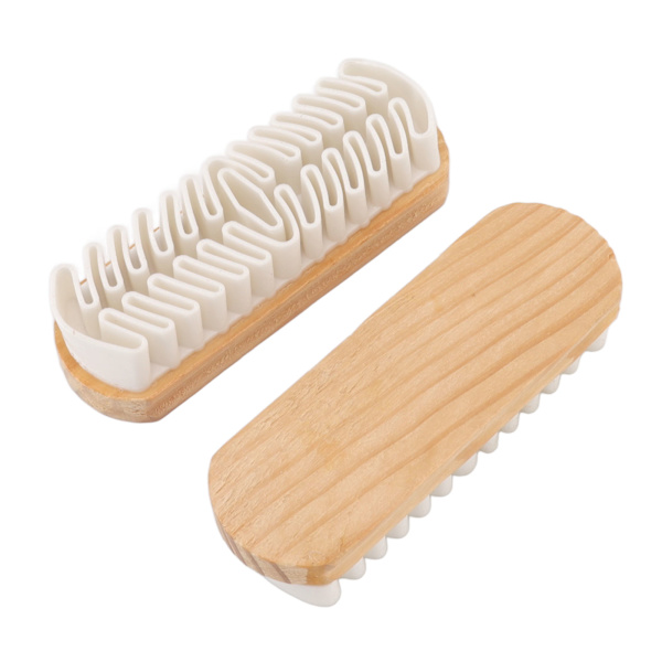 2 PCS Snø Støvler Semsket Børste Sko Rengjøring Crepe Børste Semsket Matt Sko Skrubber Rengjøring
