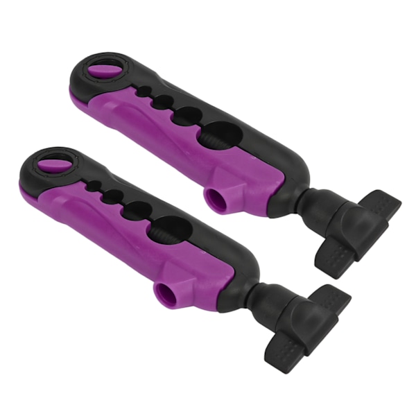 2PCS Mini Line Spooler Bärbar Justerbar Fiske Line Spooler Fiske Line Winder Maskin Mini Bobbin Reel Tillbehör Svart Lila