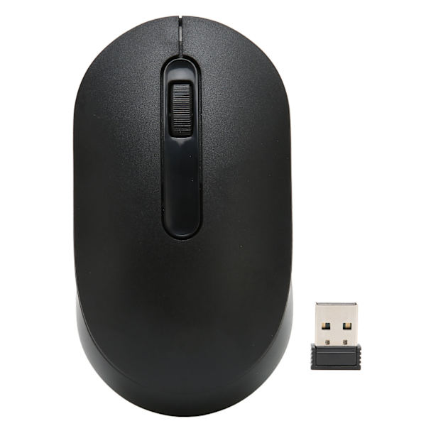 2.4G trådløs mus med lydløs knap, venstre og højre symmetrisk ergonomisk gamingmus med USB-interface til Windows og Linux