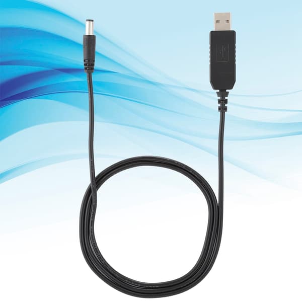 USB - 5,5 mm x 2,1 mm -liitäntä 5 V - 12 V tehostusjohto pöytälampuille / reitittimille / modeemeille