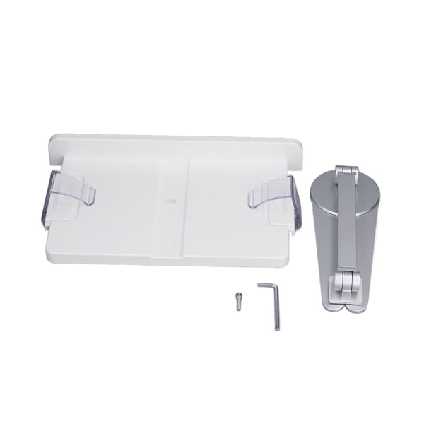 Bokholder Sølv Multifunksjonell Justerbar Høyde Håndfri Stabil Solid Slitesterk Bokstativ for Hjemmekontor Skole
