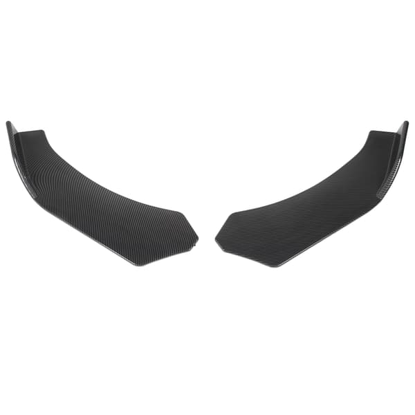 2 st främre stötfångarläpp Universal kolfibermönster 57 cm läppsplitter skydd för fordon
