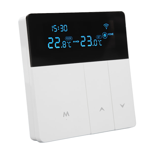 Intelligent Digital Termostat LCD Display APP-styring NTC Programmerbar Termostat Temperaturregulator AC90V-240V WIFI