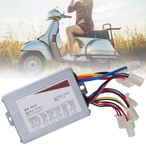 36V 800W Elektrisk Børstemotor Kontroller DC Motor Hastighetskontroll for Elektro Tresykkel Scooter