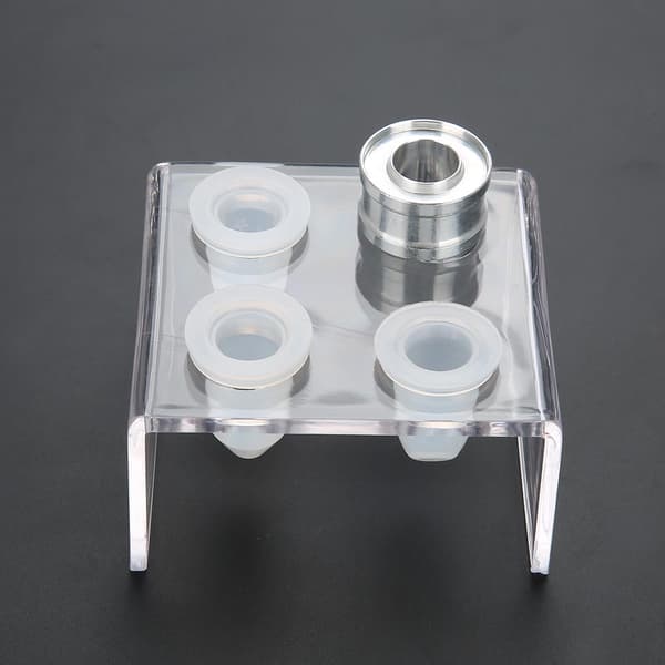 Leppestiftformholder med 4 hull Leppepomade Sminkekosmetikkformstativ (03)