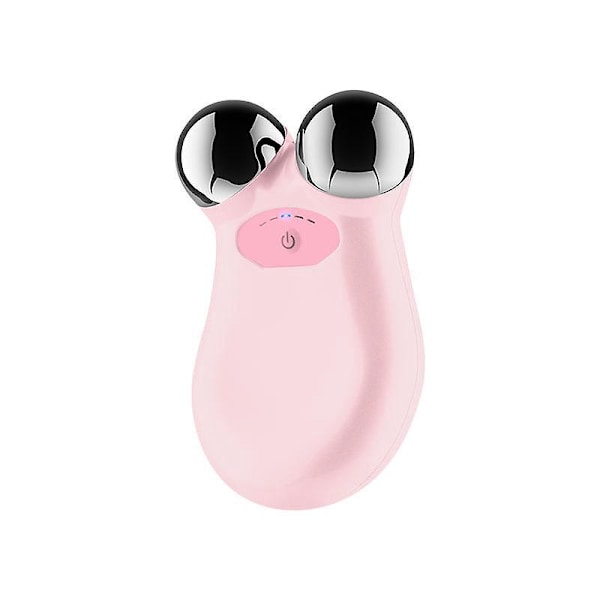 Mikroström Facial Roller Massager för Fina Linjer och Rynkor Justerbar V-force Käktränare