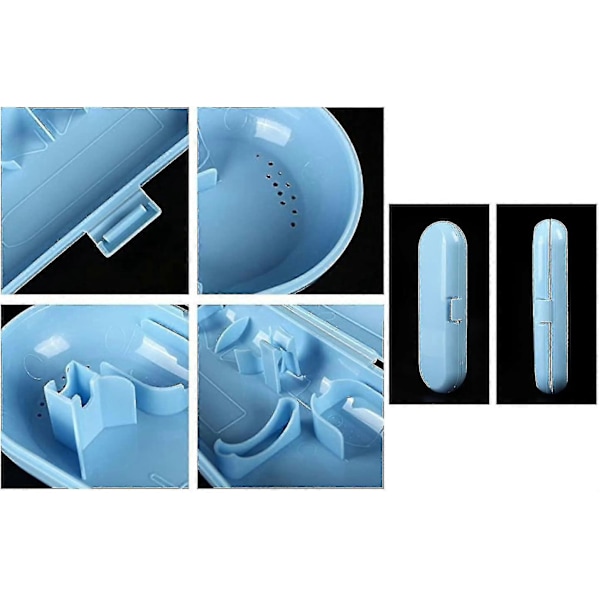 3-pack Reseskyddsfodral, resefodral tandborstlåda