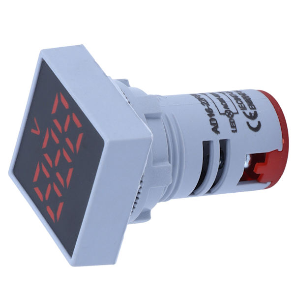 AD16‑22FSV Frostpanel Digital Spenningssignalindikator Spenningsmålerindikator 60~500V AC Rød