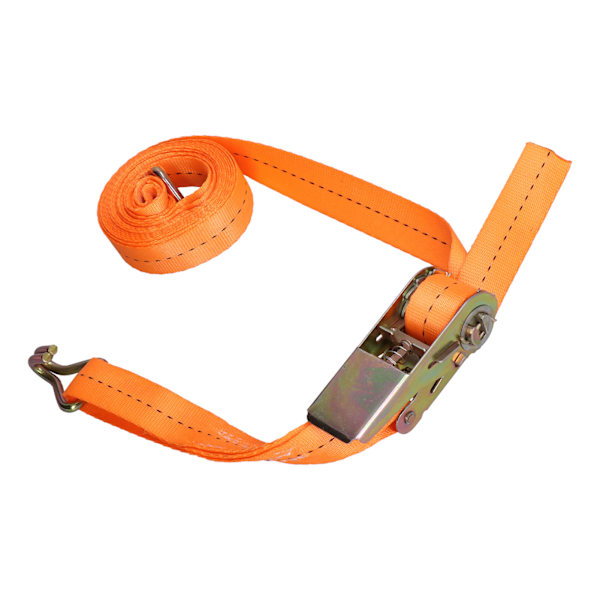Skralle Stropp Polyester Heavy Duty Tie Down Stropp med Skralle Spenne for Bil Truck Bagasje Gods(3 Meter（9.8ft） )