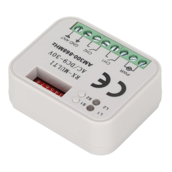 2-vejs fjernbetjeningskontaktmodul Universal Smart Wireless 300 til 868MHz Multifrekvens fjernbetjeningsmodul 9 til 30V