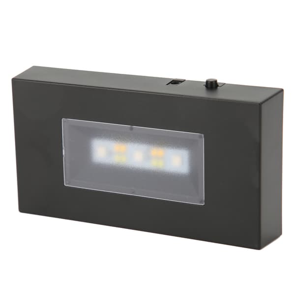 LED-ljusstativbas USB-driven multiläge blandade färger svart ABS rektangulär ljusdisplaybas för glaslåda