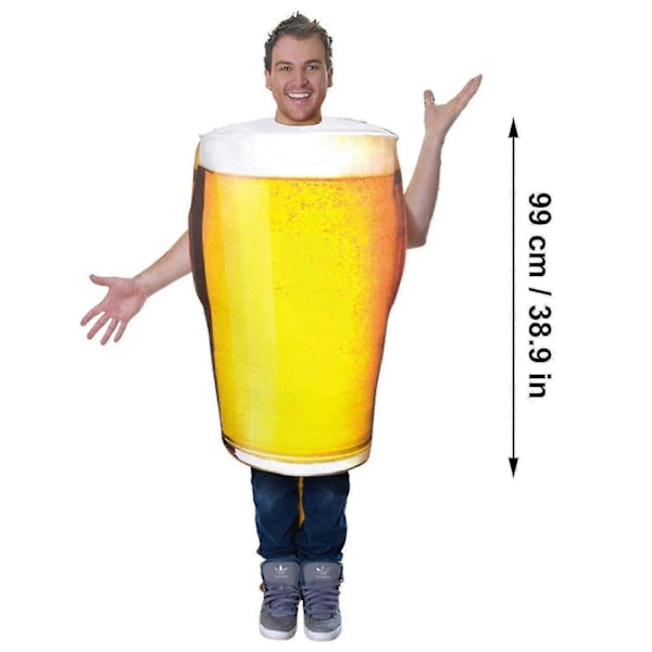 20% alennus, Halloween aikuisten oluttuoppi-asut hauskoihin ruoka-asuihin Oktoberfest-onesie-asut miehille