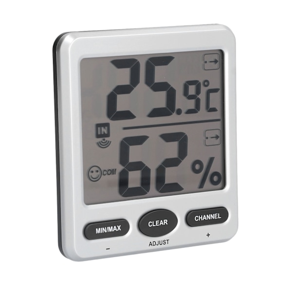 Trådløst termometer hygrometer digital temperatur fugtighedsmonitor til indendørs udendørs babyværelse(TSWS07C1)