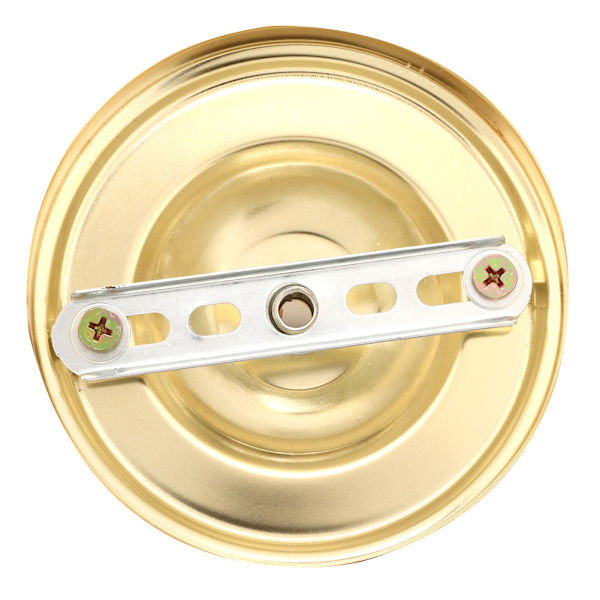 2 stk. Jern Loftslampe Baldakin Krog Lysekrone Pladeholder Dekoration DIY Montering Tilbehør Guld