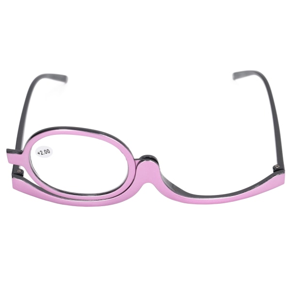 Kosmetiske briller Ridsesikker linse Forstørrelsesglas Makeup Læsebriller til rejseselskab +2,00
