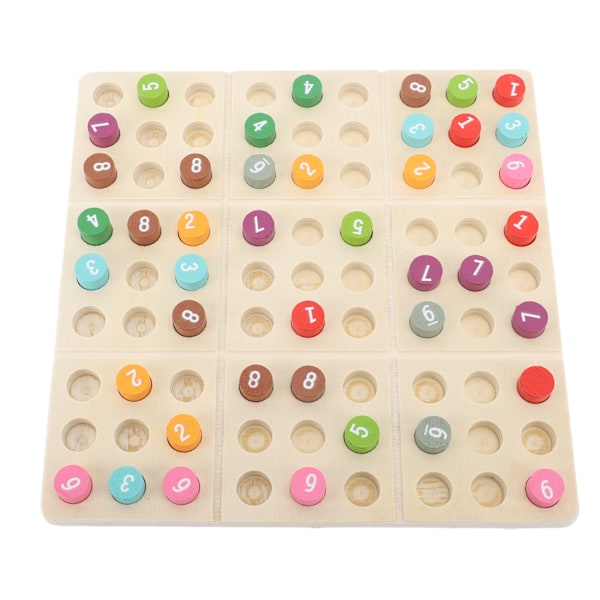 Farget Sudoku Logikkspill Dobbeltsidig To Spillmoduser Matematikk Hjernetrim Leker Tre Sudoku Puslespill Brettspill