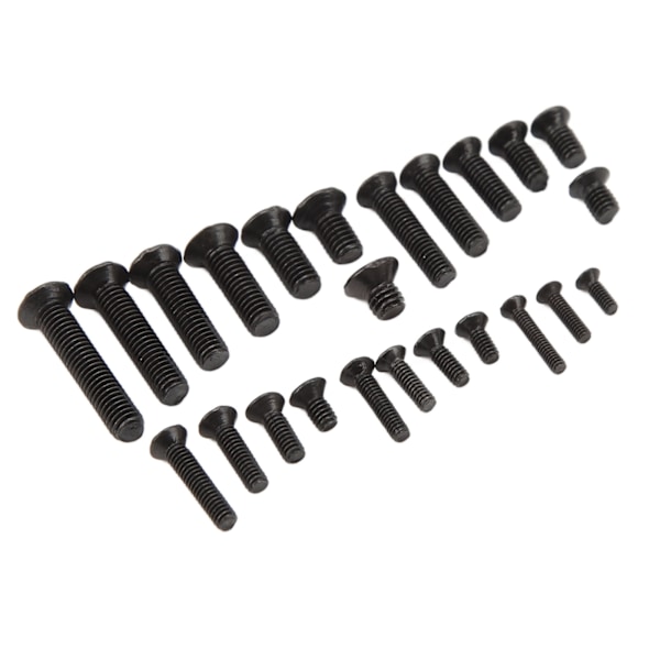 720PCS Laptop-ersättningsskruvsortiment Kit Svart Notebook-dator Reparation Kolstålsskruvsats