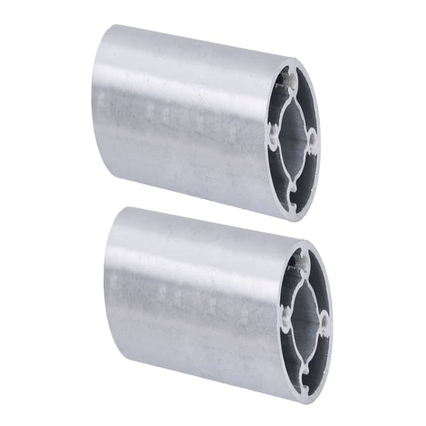2 stk. 6063 aluminiumslegeringsrør runde lige værktøjer til robotter lejesæder OD 32mm6103‑0032‑0043
