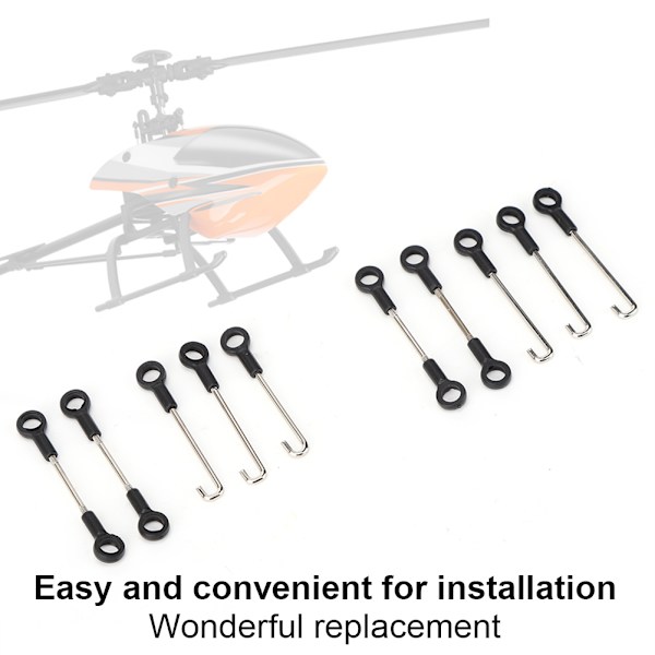2 sett koblingsstangsett oppgraderingstilbehør Passer til WLtoys V950 RC-fly