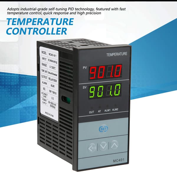 Digital PID Temperaturregulator Termostat Relæ SSR Output Termoregulator