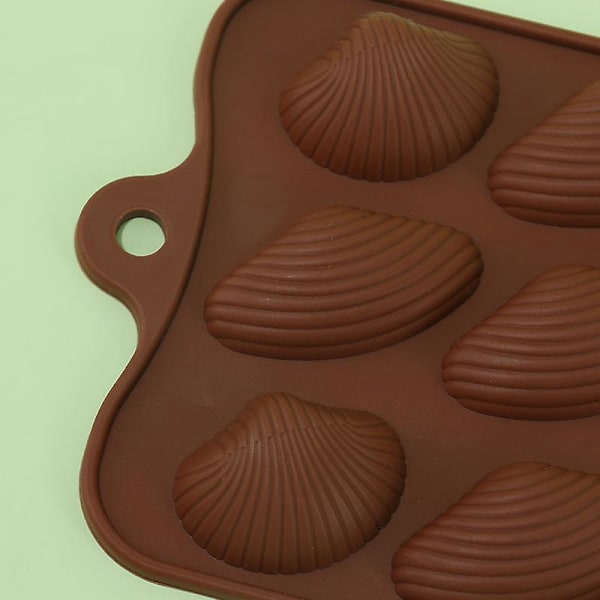 Silikon Chokoladeform Sæt af 4 Non-stick 15 Hul Skalleform Fødevarekvalitet Slik Geleform