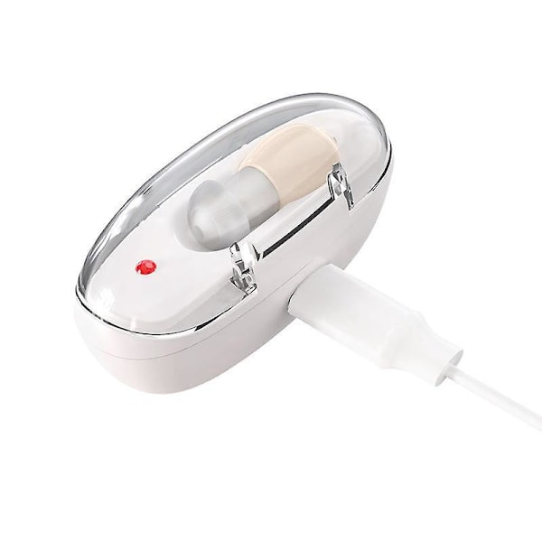 Genopladelige Høreapparater til Seniorer med Støjreducerende Digital Forstærker Komfortabel In-Ear Design Magnetisk Opladning
