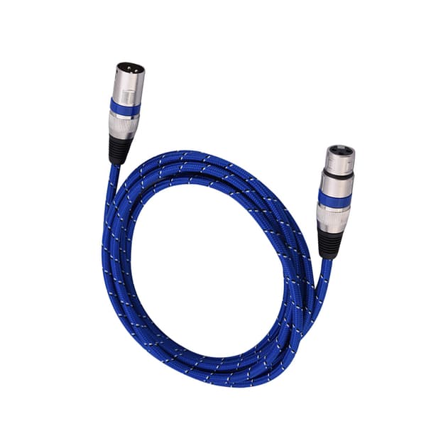 XLR Han til Hun Stik Balance 3-benet Mikrofon MIC Lydkabel 3 meter
