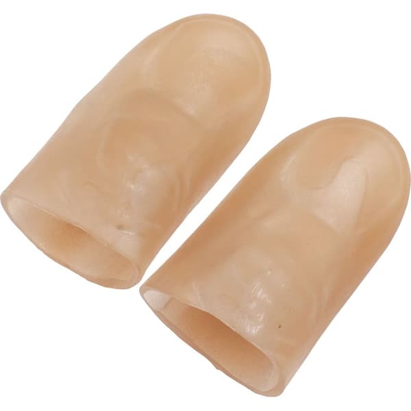 5 par ultra lyse LED-fingerlys, tommelsimuleringsdesign, profesjonelt magikertilbehør, hvit